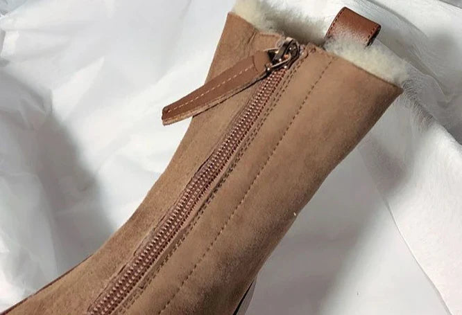 Reese Shearling Zip Boots