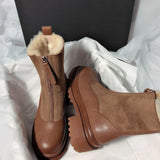 Reese Shearling Zip Boots