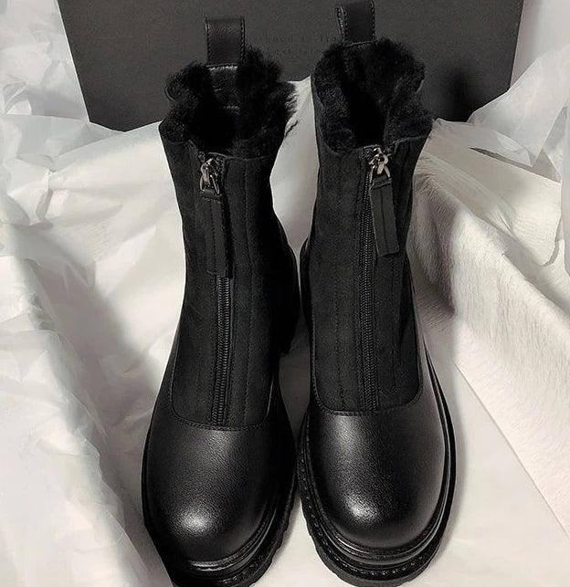 Reese Shearling Zip Boots