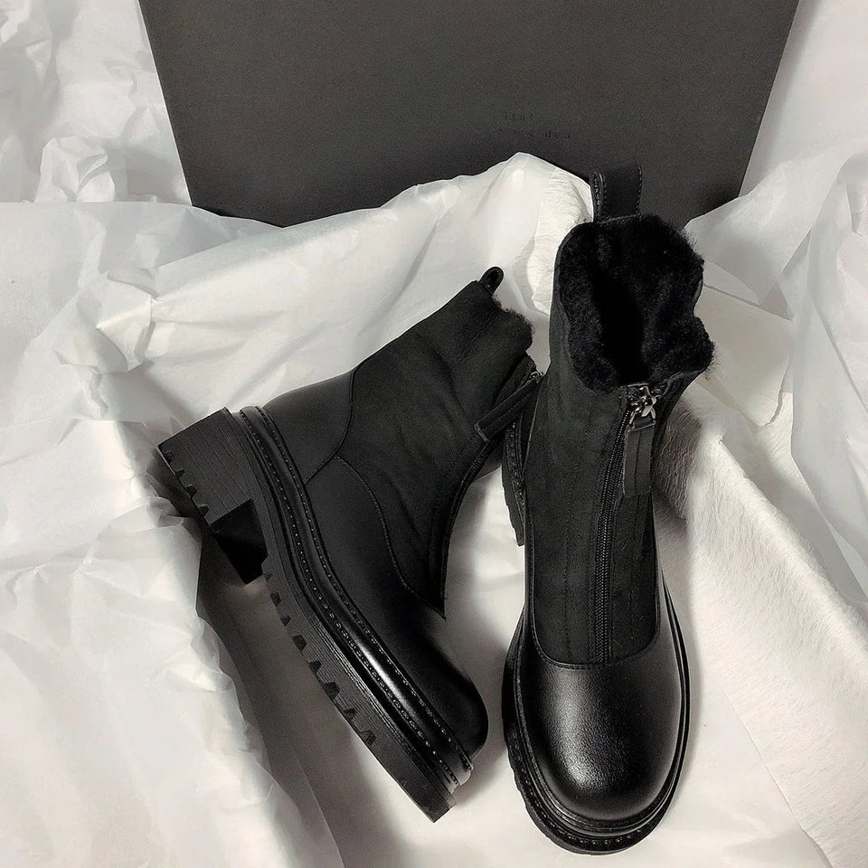 Reese Shearling Zip Boots