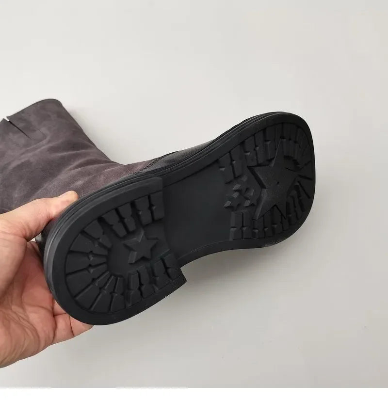 Aubrey Shearling Riding Boots