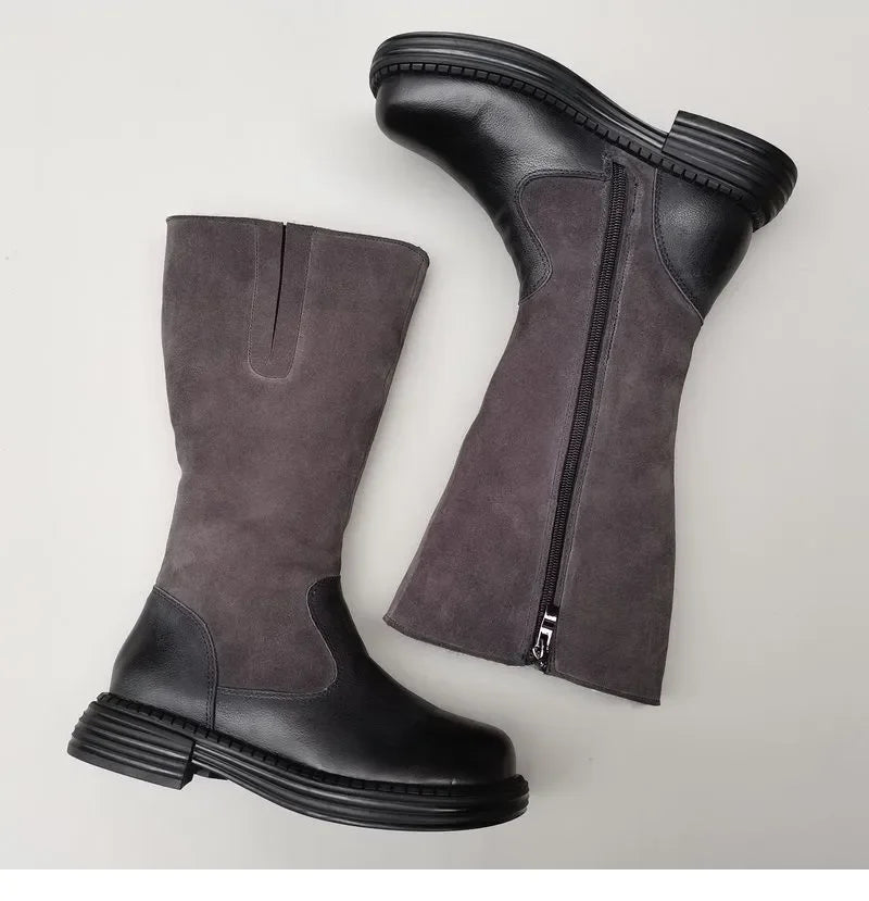 Aubrey Shearling Riding Boots