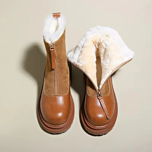 Cortina Suede Fur Boots