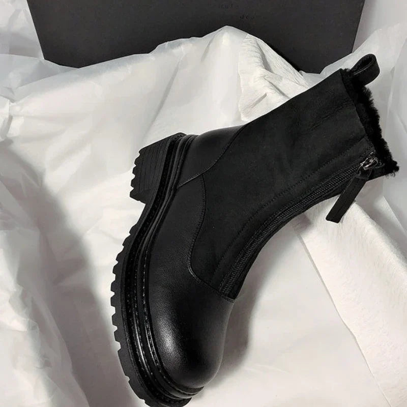 Reese Shearling Zip Boots