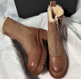 Reese Shearling Zip Boots