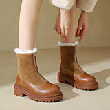 Cortina Suede Fur Boots