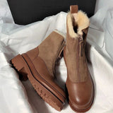 Reese Shearling Zip Boots