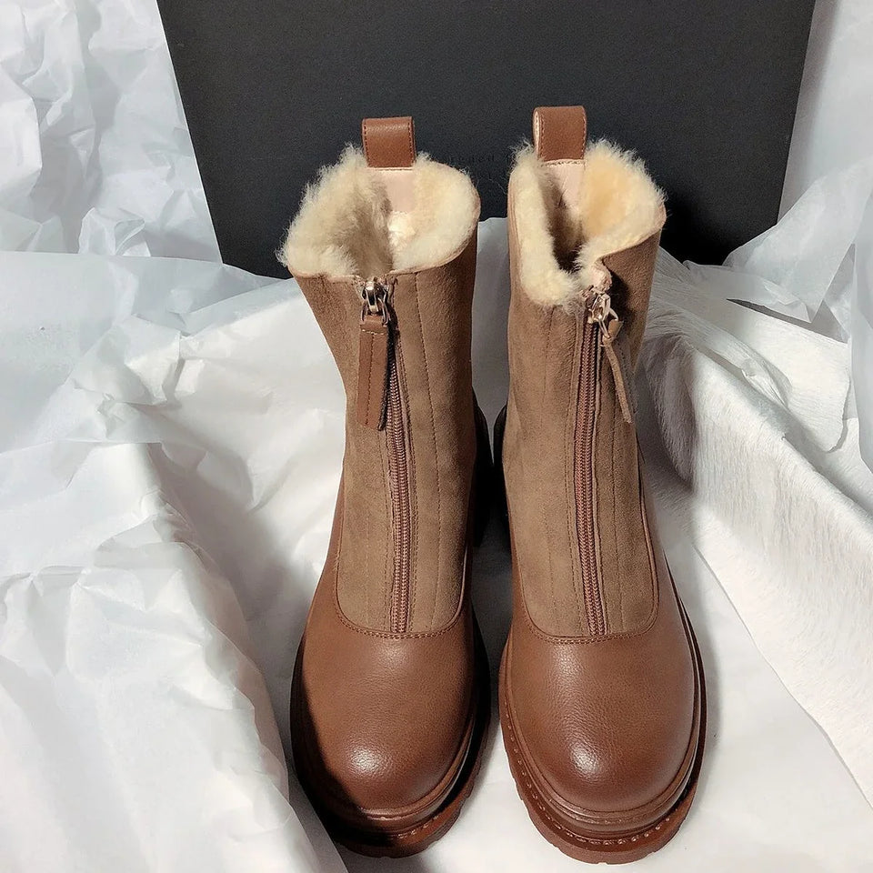 Reese Shearling Zip Boots