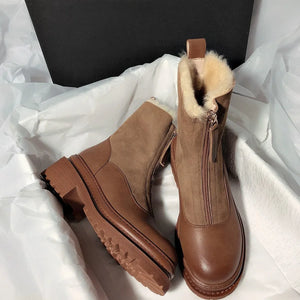 Reese Shearling Zip Boots