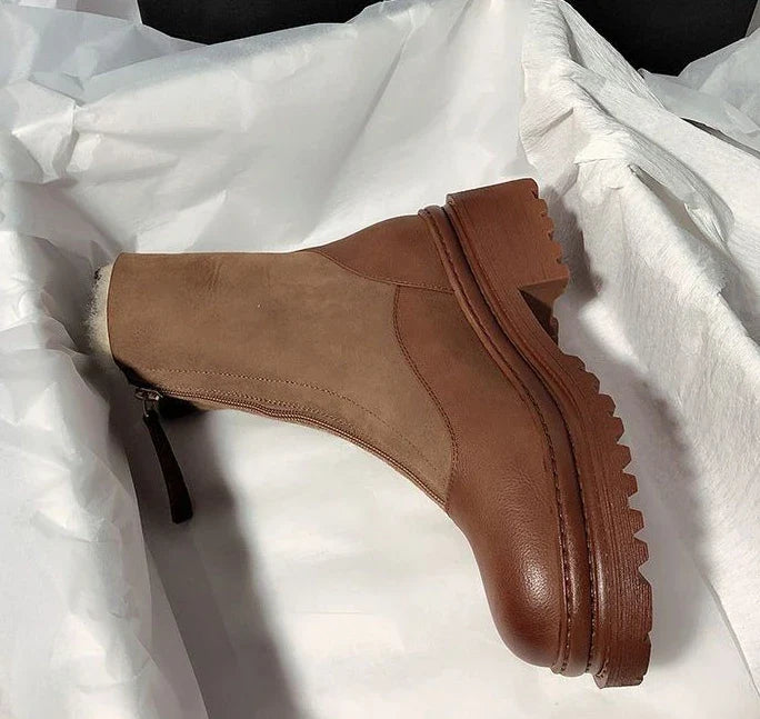 Reese Shearling Zip Boots