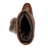 Women's Snowy Owl Waterproof Grain Leather Mukluk Boots